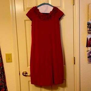 Alfani red cap dress